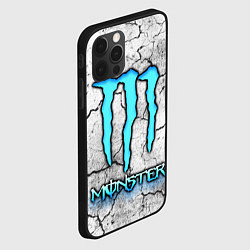 Чехол для iPhone 12 Pro MONSTER WHITE БЕЛЫЙ МОНСТР, цвет: 3D-черный — фото 2