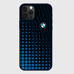 Чехол для iPhone 12 Pro Bmw Паттерн, цвет: 3D-черный