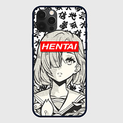 Чехол iPhone 12 Pro HENTAI SCHOOL GIRL ХЕНТАЙ ШКОЛЬНИЦА