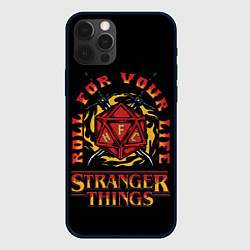 Чехол для iPhone 12 Pro HFC STRANGER THINGS, цвет: 3D-черный