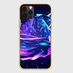 Чехол iPhone 12 Pro Абстрактная неоновая композиция Abstract neon comp