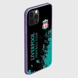 Чехол для iPhone 12 Pro Ливерпуль краска, цвет: 3D-серый — фото 2
