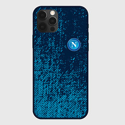 Чехол для iPhone 12 Pro Napoli наполи маленькое лого, цвет: 3D-черный