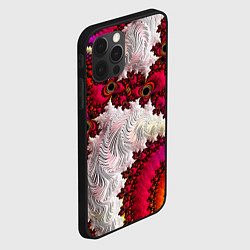 Чехол для iPhone 12 Pro Наикрутейший психоделический абстрактный фрактальн, цвет: 3D-черный — фото 2