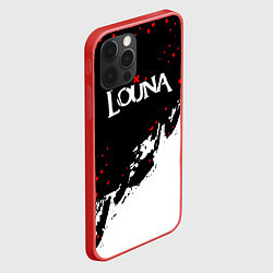 Чехол для iPhone 12 Pro Louna band - лоуна, цвет: 3D-красный — фото 2