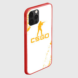 Чехол для iPhone 12 Pro Cs go КРАСКА, цвет: 3D-красный — фото 2