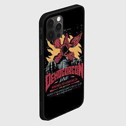 Чехол для iPhone 12 Pro Stranger Things Demogorgon, цвет: 3D-черный — фото 2