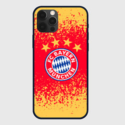 Чехол iPhone 12 Pro Bayern munchen красно желтый фон