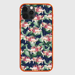 Чехол iPhone 12 Pro Цветы Деревенской Жимолости