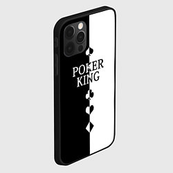 Чехол для iPhone 12 Pro Король Покера Black, цвет: 3D-черный — фото 2