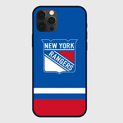 Чехол для iPhone 12 Pro New York Rangers Панарин, цвет: 3D-черный