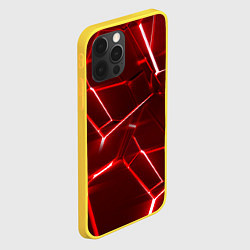 Чехол для iPhone 12 Pro Red fault, цвет: 3D-желтый — фото 2