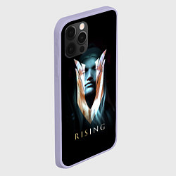 Чехол для iPhone 12 Pro V rising - вампир, цвет: 3D-светло-сиреневый — фото 2