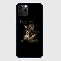 Чехол iPhone 12 Pro Big cat Maine Coon