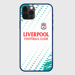 Чехол для iPhone 12 Pro Liverpool краски, цвет: 3D-тёмно-синий