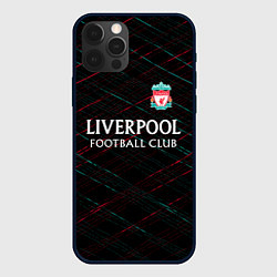 Чехол iPhone 12 Pro Liverpool ливерпуль чёрточки