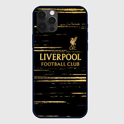 Чехол iPhone 12 Pro Liverpool в золотом цвете