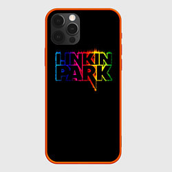 Чехол iPhone 12 Pro Linkin Park neon