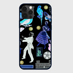 Чехол iPhone 12 Pro Underground pattern Fashion 2077