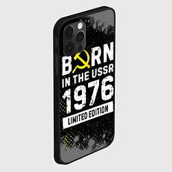 Чехол для iPhone 12 Pro Born In The USSR 1976 year Limited Edition, цвет: 3D-черный — фото 2