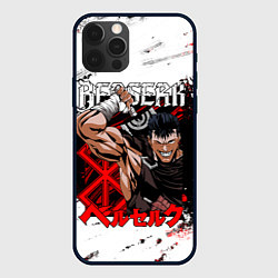 Чехол для iPhone 12 Pro Генерал Гатс - BERSERK - БЕРСЕРК, цвет: 3D-черный