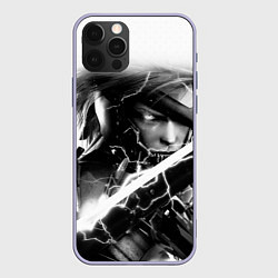 Чехол для iPhone 12 Pro МЕТАЛ ГИР СОЛИД- METAL GEAR, цвет: 3D-светло-сиреневый