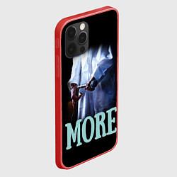 Чехол для iPhone 12 Pro I want some MORE Я хочу БОЛЬШЕ, цвет: 3D-красный — фото 2