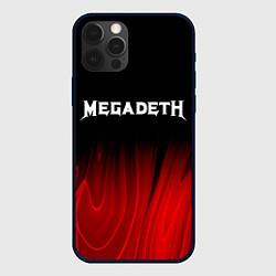 Чехол iPhone 12 Pro Megadeth Red Plasma