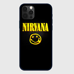 Чехол для iPhone 12 Pro NIRVANA соты, цвет: 3D-черный