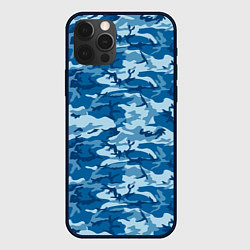 Чехол iPhone 12 Pro Камуфляж морской