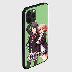 Чехол для iPhone 12 Pro Юи и Юкино OreGairu, цвет: 3D-черный — фото 2