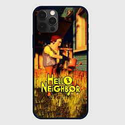 Чехол iPhone 12 Pro Hello Neighbor Привет сосед Сосед поливает