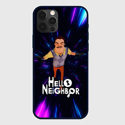 Чехол iPhone 12 Pro Hello Neighbor Привет сосед Бегущий сосед