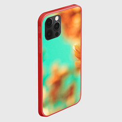 Чехол для iPhone 12 Pro Цветы - арт, цвет: 3D-красный — фото 2