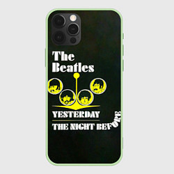 Чехол для iPhone 12 Pro The Beatles YESTERDAY THE NIGHT BEFORE, цвет: 3D-салатовый