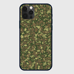 Чехол iPhone 12 Pro Камуфляж цифровой Флора-1 пиксель
