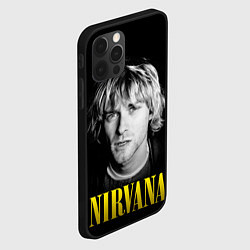 Чехол для iPhone 12 Pro Nirvana - Kurt Donald Cobain, цвет: 3D-черный — фото 2