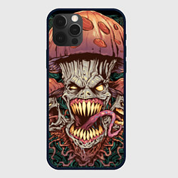 Чехол iPhone 12 Pro Злые грибы монстры