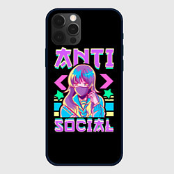 Чехол iPhone 12 Pro Anti Social Антисоциальный