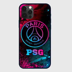 Чехол iPhone 12 Pro PSG - neon gradient