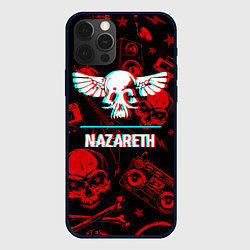 Чехол iPhone 12 Pro Nazareth rock glitch