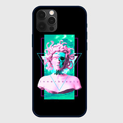 Чехол для iPhone 12 Pro Бюст Горгоны, цвет: 3D-черный