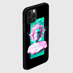 Чехол для iPhone 12 Pro Бюст Горгоны, цвет: 3D-черный — фото 2