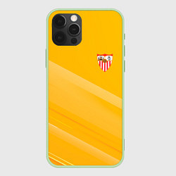 Чехол iPhone 12 Pro Sevilla желтая абстракция