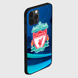 Чехол для iPhone 12 Pro Liverpool Абстракция, цвет: 3D-черный — фото 2