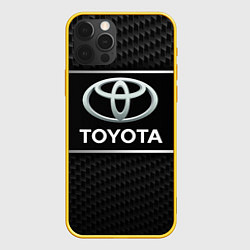 Чехол iPhone 12 Pro Toyota Карбон