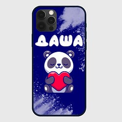 Чехол iPhone 12 Pro Даша панда с сердечком