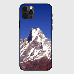 Чехол для iPhone 12 Pro Мачапучаре, священная гора - дом бога Шивы, закрыт, цвет: 3D-черный