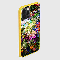 Чехол для iPhone 12 Pro Цветы на черепах, цвет: 3D-желтый — фото 2