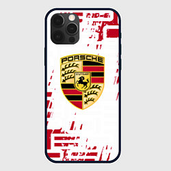 Чехол iPhone 12 Pro Porsche - паттерн